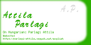 attila parlagi business card